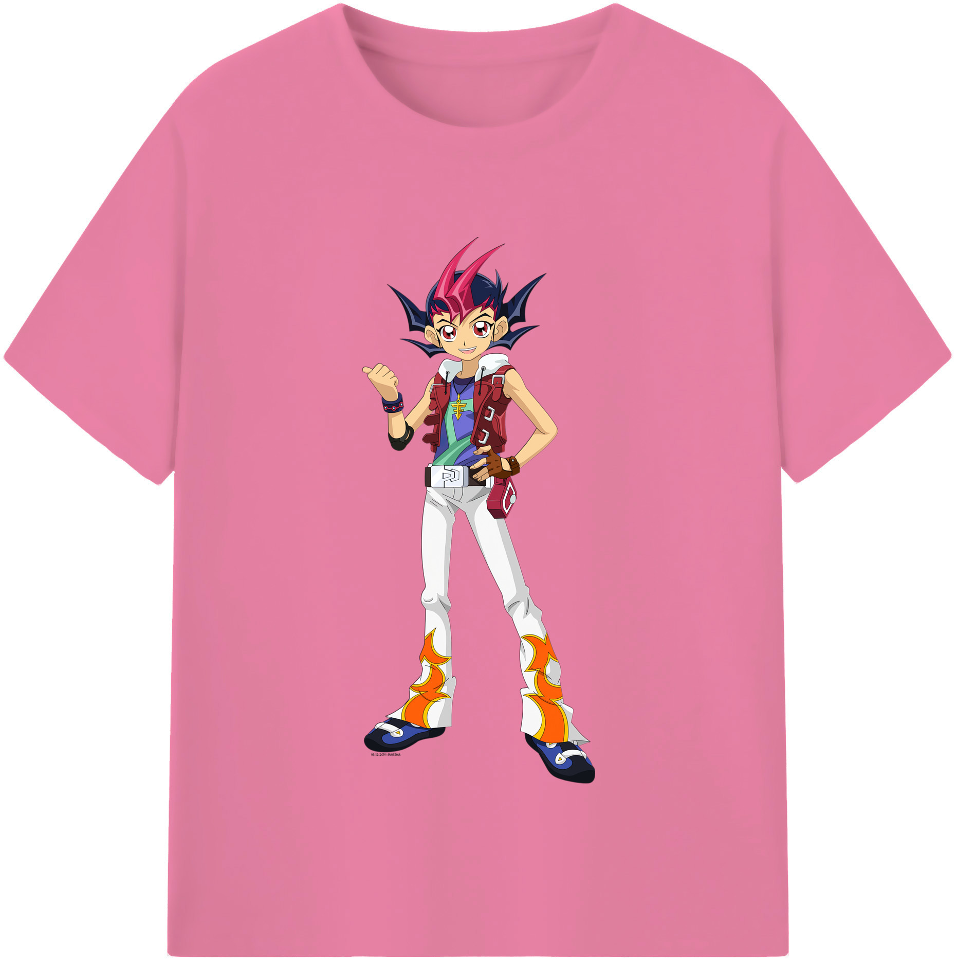 （画像用） 遊☆戯☆王 Yu-Gi-Oh! 綿100％半袖Tシャツ（フロントプリント）